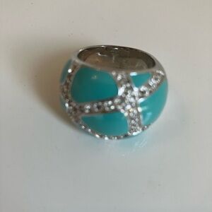 Neiman Marcus Silver and Turquoise Ring